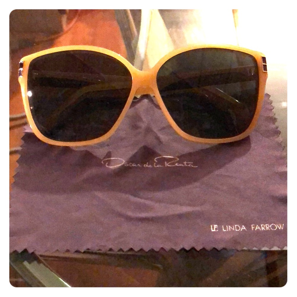 Oscar de la Renta x Linda Farrow Sunglasses